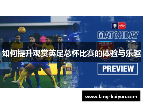 如何提升观赏英足总杯比赛的体验与乐趣